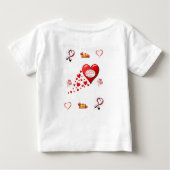 T-shirt bébé Saint Valentin (Dos)