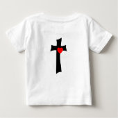 T-shirt bébé Saint Valentin (Dos)