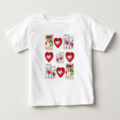 T-shirt bébé Saint Valentin (Devant)