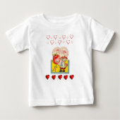 T-shirt bébé Saint Valentin (Devant)