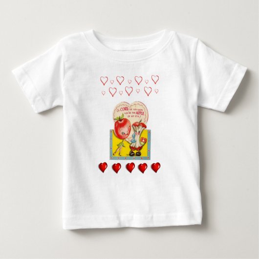 T-shirt bébé Saint Valentin (Devant)