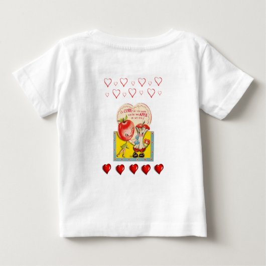 T-shirt bébé Saint Valentin (Dos)