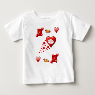T-shirt bébé Saint Valentin