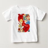 T-shirt bébé Saint Valentin (Devant)