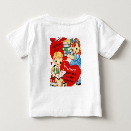 T-shirt bébé Saint Valentin (Dos)