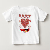 T-shirt bébé Saint Valentin (Devant)