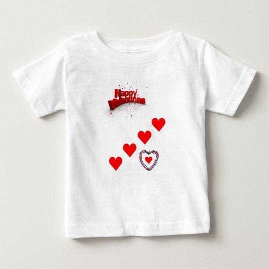 T-shirt bébé Saint Valentin (Devant)