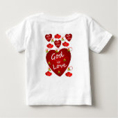 T-shirt bébé Saint Valentin (Dos)