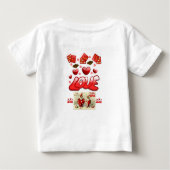 T-shirt bébé Saint Valentin (Dos)