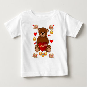 T-shirt bébé Saint Valentin