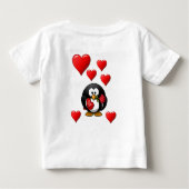 T-shirt bébé Saint Valentin (Dos)