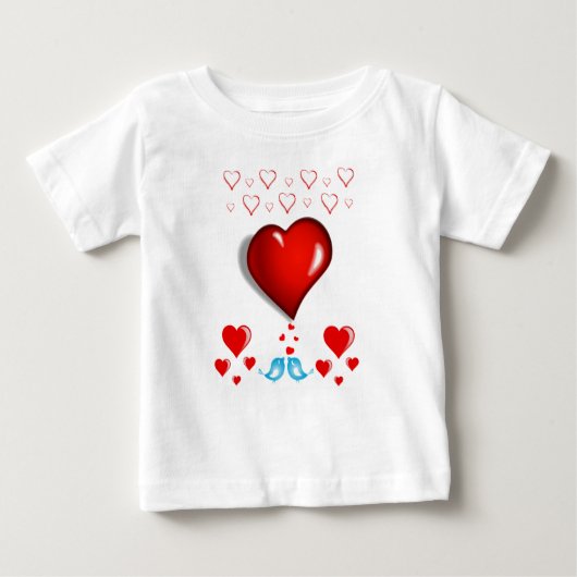T-shirt bébé Saint Valentin (Devant)