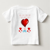 T-shirt bébé Saint Valentin (Dos)