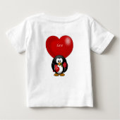 T-shirt bébé Saint Valentin (Dos)