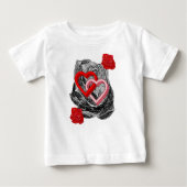 T-shirt bébé Saint Valentin (Devant)