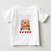 T-shirt bébé Saint Valentin (Dos)