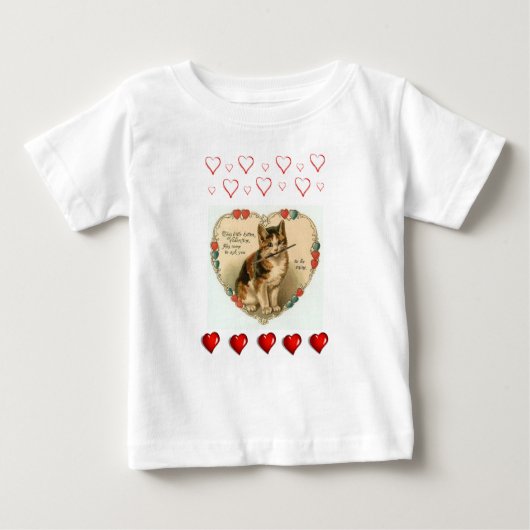 T-shirt bébé Saint Valentin (Devant)