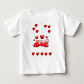 T-shirt bébé Saint Valentin (Devant)