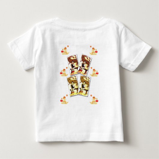 T-shirt bébé Saint Valentin (Dos)