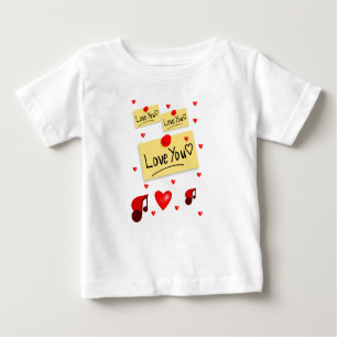 T-shirt bébé Saint Valentin