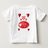 T-shirt bébé Saint Valentin (Dos)