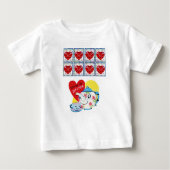 T-shirt bébé Saint Valentin (Devant)
