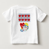 T-shirt bébé Saint Valentin (Dos)