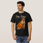 T-shirt Bébé Singe Punch (Devant entier)