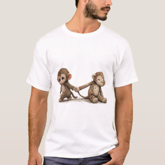 T-shirt bébé singe Punch – Singe Punch solitaire C