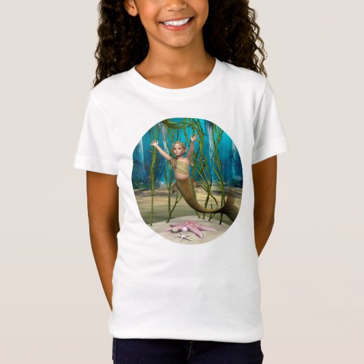 T-Shirt Bébé Sirène (Devant)