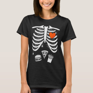T-shirt Bébé squelette enceinte Radiographie Cage thoraciq