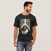 T-shirt Bébé Squelette Grossesse Cadeau de grossesse Cadea (Devant entier)