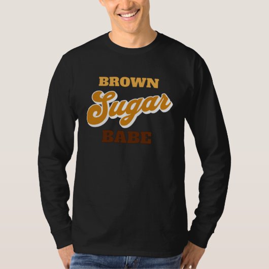 T-shirt Bébé Sucre Brun 1 (Devant)