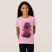 T-Shirt Bébé T-Rex (Devant entier)