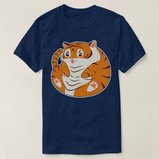 T-shirt Bébé Tiger drôle (Design devant)