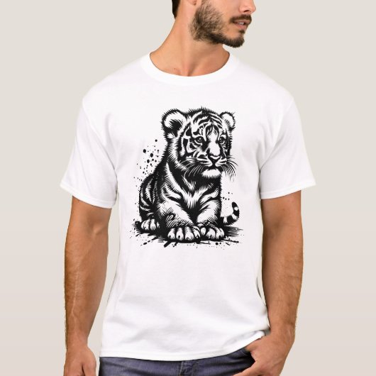 T-shirt Bébé Tigre (Devant)