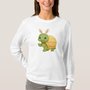 T-shirt Bébé tortue mignon de Pâques/Printemps