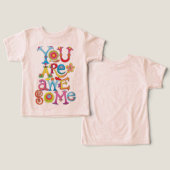 T-shirt bébé tout-petit (Design Recto & Verso)