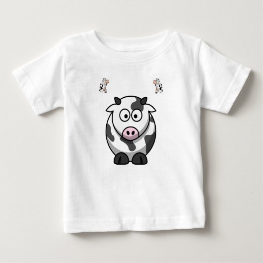 T-shirt bébé vache (Devant)