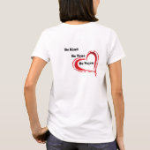 T-shirt Bébé végétalien de Goooo de femmes - poupée (Dos)