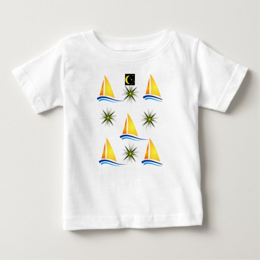 T-shirt bébé voile (Devant)