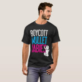 T-shirt Bébés de mulet de boycott (foncés) (Devant entier)