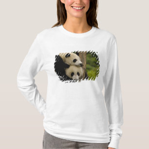 T-shirt Bébés de panda géant Ailuropoda melanoleuca)