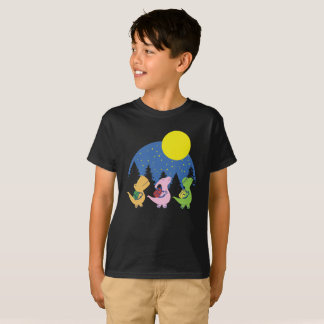 T-shirt Bébés Dinosaures Rentrent à l'École