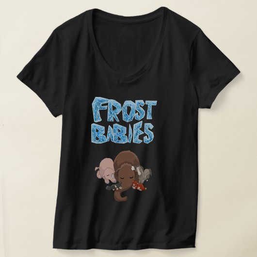 T-shirt Bébés gelés mignons (Poser)