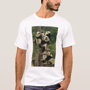 T-shirt Bébés panda géant Ailuropoda melanoleuca)