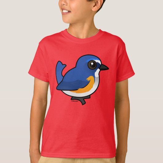 T-shirt Bécasseau à flanc rouge (Devant)