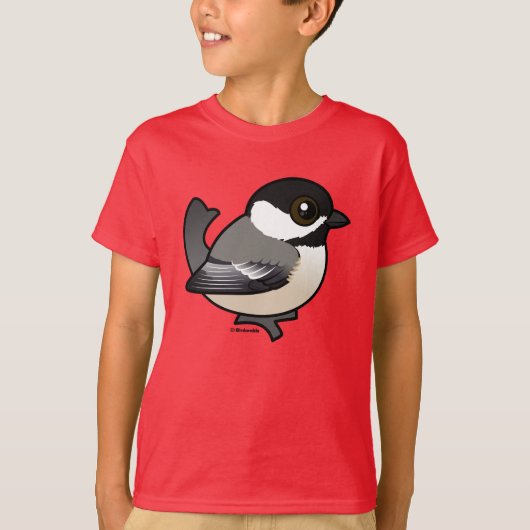 T-shirt Bécasseau noir Birdorable (Devant)