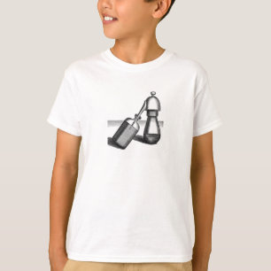T-shirt Bécher en aluminium de verre