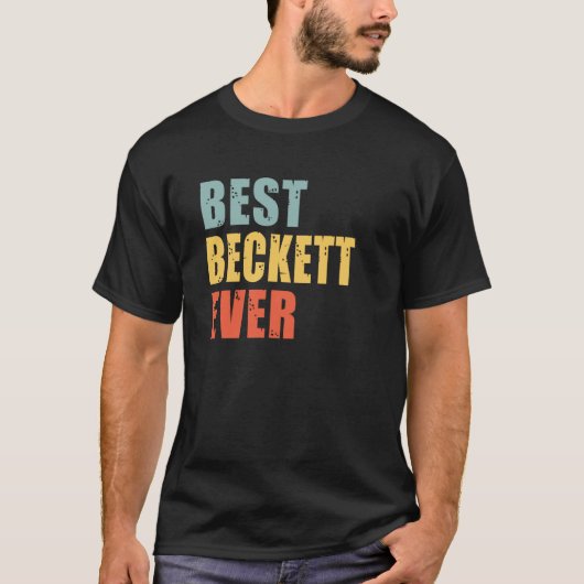T-shirt Beckett Meilleur jamais Beckett (Devant)